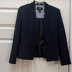 ❤️3 for!❤️ H&M Women's Dark Blue Blazer